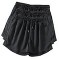 thumbnail image 1 of Chbgutlmr 3pc Running Shorts for Women Drawstring Elastic Waisted Workout Athletic Gym Activewear Shorts, 1 of 5