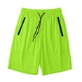 thumbnail image 1 of Chbgutlmr Athletic Shorts for Women Breathable Drawstring Elastic Waisted Running Workout Shorts Zip Pockets, 1 of 6