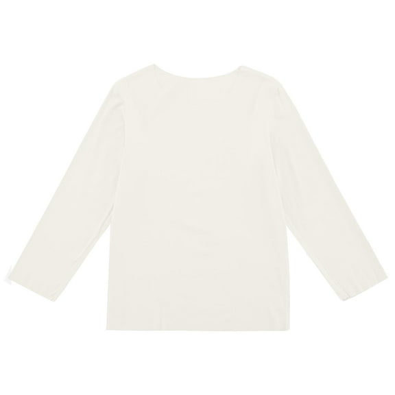 Chbgutlmr Baby Boy Girls Clothes Kids Solid Color Loungewear Tshirts Crewneck Long Sleeve Soft Comfy Pullover