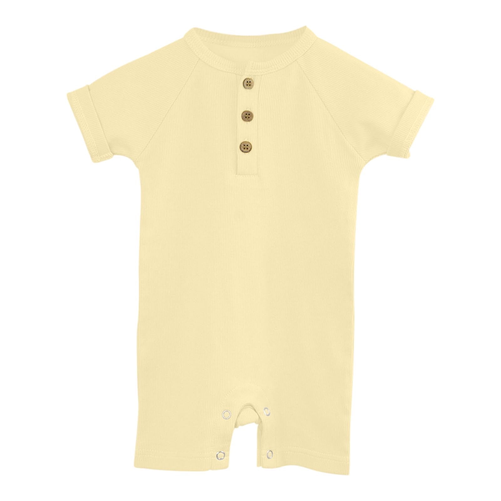 FIOMVA Baby Girl Summer 3-Piece Set - Ribbed Romper + Bloomer Shorts + Headband (0-18 Months, 65% Cotton)