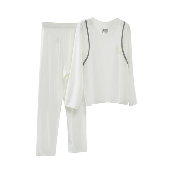 Chbgutlmr Baby Boys Girls Clothes 2 Piece Long Sleeve Tops Pants Sets Kids Homewear Cotton Comfy Outfits Fall