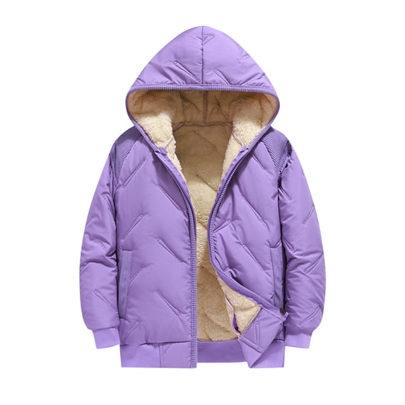 Chbgutlmr Baby Boys Girls Clothes Fleece Lined Warm Coats Kids Hoodies Zip up Unisex Winter Jackets Tops