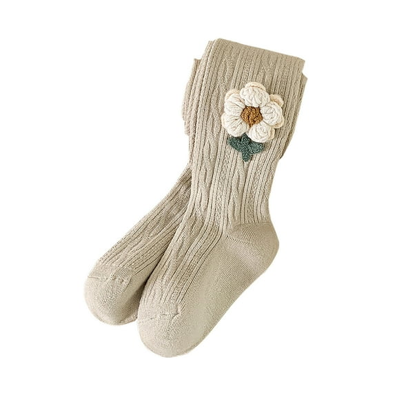 Chbgutlmr Baby Clothes Girls Leggings Pants Kids Cable Knit Lightfleece Lined Cute Pantyhose Winter Trousers