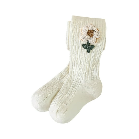 Chbgutlmr Baby Clothes Girls Leggings Pants Kids Cable Knit Lightfleece Lined Cute Pantyhose Winter Trousers