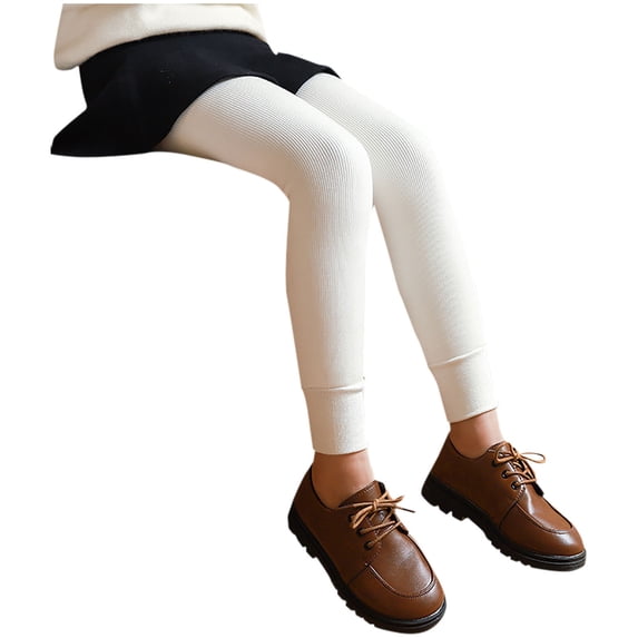 Chbgutlmr Baby Clothes Girls Leggings Winter Warm Comfy Fleece Lined Tights Pants Kids Thicken Trousers
