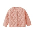 thumbnail image 1 of Chbgutlmr Baby Clothes Girls Quilted Coats Kids Button down Warm Cotton Comfy Outwear Jackets Winter, 1 of 6