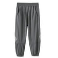 thumbnail image 1 of Chbgutlmr Baby Clothes Kids Joggers Pants Boys Elastic Waist Mesh Splicing Lightweight Loose Athletic Trousers, 1 of 8