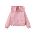 thumbnail image 1 of Chbgutlmr Baby Clothes Outwear Coats for Girls Solid Color Full Zipper Hoodies Kids Jackets with Pockets, 1 of 8