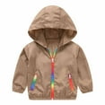 thumbnail image 1 of Chbgutlmr Boys Clothes Hooded Outwear Kids Long Sleeve Zipper Pocket Trendy Jackets Children Fall Coats, 1 of 5