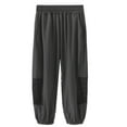 thumbnail image 1 of Chbgutlmr Boys Clothes Lounge Pants Kids Mesh Splicing Loose Lightweight Outdoor Active Trousers with Pockets, 1 of 3