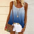 thumbnail image 1 of Chbgutlmr Camisole Tops for Women Spaghetti Strap Square Neck Gradient Color Ruched Tank Tops Casual Summer Dailywear Tops, 1 of 5