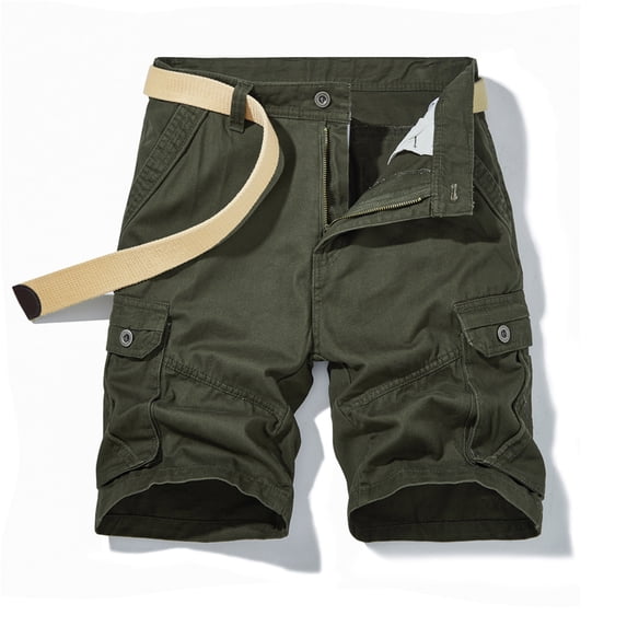 Chbgutlmr Cargo Shorts for Men High Waisted Straight Leg Shorts with Multi Pockets Casual Summer Outdoor Workout Shorts