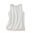 thumbnail image 1 of Chbgutlmr Cotton Linen Tank Tops for Women Sleeveless Scoop Neck Top Loose Fitted Casual Flowy Shirts, 1 of 4