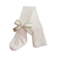 thumbnail image 1 of Chbgutlmr Fall Baby Clothes Pantyhose for Girls Knit Comfy High Waist Leggings Pants Bow Cute Cotton Tights, 1 of 3