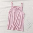 thumbnail image 1 of Chbgutlmr Girls Camisole Tops Sleeveless Spaghetti Strap Square Neckline Tank Tops Casual Summer Comfy Basic Tops for 2-9 Years Kids, 1 of 3