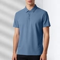 thumbnail image 1 of Chbgutlmr Golf Shirts for Men Short Sleeve Turn down Collar Button T-Shirts Casual Summer Stretch Work Office Tee Tops, 1 of 9