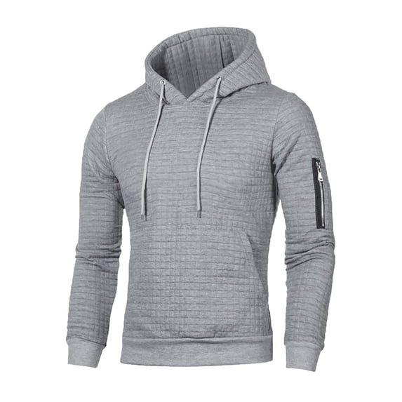 Chbgutlmr Hoodies for Men Casual Long Sleeve Hooded Pullover Fall Winter Drawstring Fitting Sports Sweatshirt Pockets