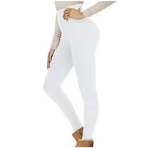 Chbgutlmr Leggings for Women Fleece Lined High Waist Winter Thick Warm Pants Tights Slim Yoga Thermal Trousers
