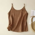 thumbnail image 1 of Chbgutlmr Linen Camisole Top for Women Sleeveless Spaghetti Strap Scoop Neck Tank Tops Casual Lightweight Summer Shirts, 1 of 3
