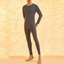 Chbgutlmr Long Johns Thermal Underwear for Men Long Sleeve Crew Neck Shirts Ankle Length Leggings Casual Stretch Fitted Outfits