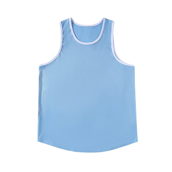 Chbgutlmr Mens Shirts Round Neck Sleeveless Breathable Lightweight Tees Athletic Workout Tops Summer