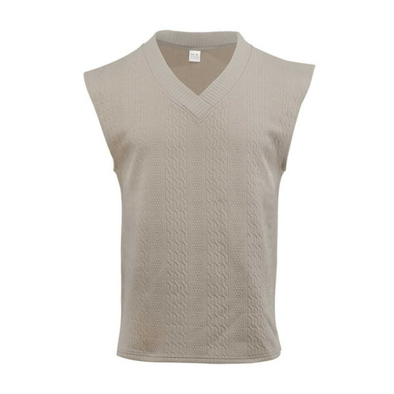 Chbgutlmr Mens Shirts V Neck Cap Sleeve Texture Fitting T Shirt Solid Color Summer Fashion Tank Tops