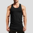 thumbnail image 1 of Chbgutlmr Mens Workout Tank Tops Sleeveless Curved Hem Tee Shirts Casual Summer Stretch Athletic Gym Shirts, 1 of 8
