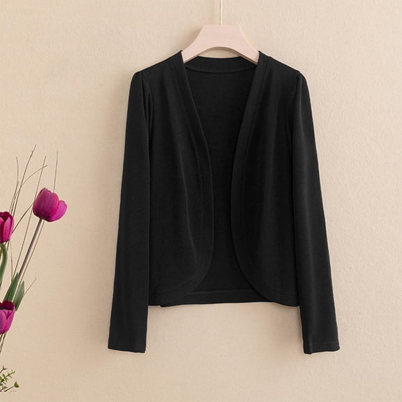 Chbgutlmr Plus Size Cardigan for Women Lightweight Long Sleeve Shrugs Sweater Open Front Trendy Work Shirts