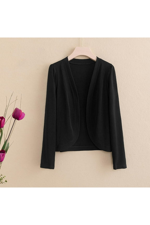 Plus Size Cardigan for Women Lightweight Long Sleeve Shrugs Sweater Open Front Trendy Work Shirts