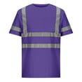 thumbnail image 1 of Chbgutlmr Reflective Shirts for Men Safety High Visibility T-Shirts Short Sleeve Crew Neck Loose Fitted Tee Tops with Pocket, 1 of 4