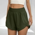thumbnail image 1 of Chbgutlmr Running Shorts for Women Elastic Waist Irregular Hem Shorts with Zipper Shorts Casual Loose Summer Workout Athletic Shorts, 1 of 8