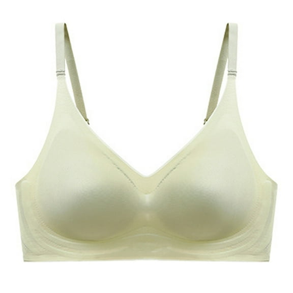 Chbgutlmr Seamless Bras for Women No Underwire Full Coverage Bra Adjustable Straps Wireless Push up Bra