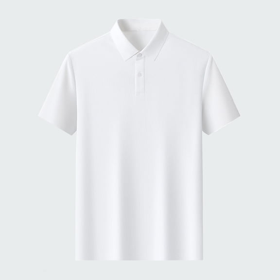 Chbgutlmr Shirts for Men Short Sleeve Turn down Collar Button T-Shirts Casual Loose Summer Basic Dailywear Tops