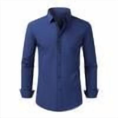 Chbgutlmr Suit Shirts for Men Button up Long Sleeve Lapel Neck Shirts Work Business Casual Fitting Tops