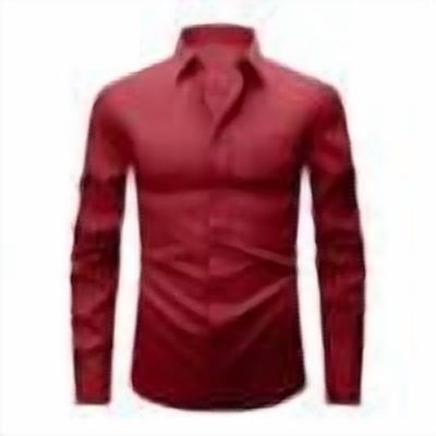 Chbgutlmr Suit Shirts for Men Work Office Lapel Neck Button up Tops Long Sleeve Solid Color Formal Shirts
