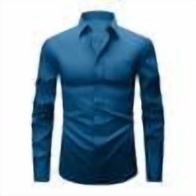 Chbgutlmr Suit Shirts for Men Work Office Lapel Neck Button up Tops Long Sleeve Solid Color Formal Shirts