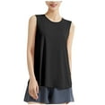 thumbnail image 1 of Chbgutlmr Tank Tops for Women Crewneck Loose Sleeveless Activewear Vests Breathable Outdoor Running Tops, 1 of 6