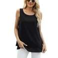 thumbnail image 1 of Chbgutlmr Tank Tops for Women Double Layer Lined Crewneck Sleeveless Flowy Tunic Tops Casual Stylish Shirts, 1 of 5