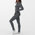 thumbnail image 1 of Chbgutlmr Thermal Underwear Sets for Women Long Sleeve Crew Neck Tops Slim Fitted High Rise Leggings Casual Comfy Stretch Sets, 1 of 5