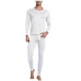 thumbnail image 1 of Chbgutlmr Thermal Underwear for Men Long Sleeve Crew Neck Printed Stretch Leggings Casual Warm Solid Color Outfits, 1 of 7