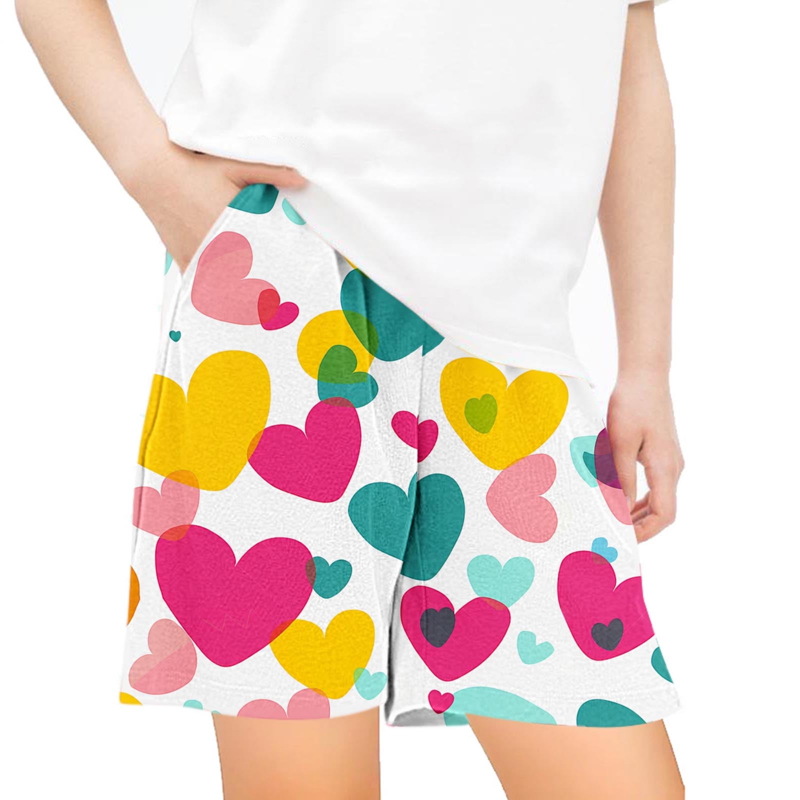 Chbgutlmr Toddler Boys Girls Shorts Elastic Waist Athletic Shorts Pull