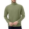 Chbgutlmr Tops for Men High Neck Long Sleeve Fall Winter Solid Color Underwear Casual Comfy Shirts Tops