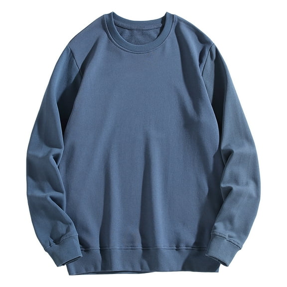 Chbgutlmr Tops for Men Plus Size Sweatshirt Drop Shoulder Long Sleeve Casual Loose Oversized Pullover