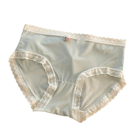 Chbgutlmr Underwear for Women Lace Patchwork Full Coverage Mid Rise Panties Comfy Stretch Cute Briefs