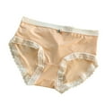 thumbnail image 1 of Chbgutlmr Underwear for Women Lace Patchwork Full Coverage Mid Rise Panties Comfy Stretch Cute Briefs, 1 of 2