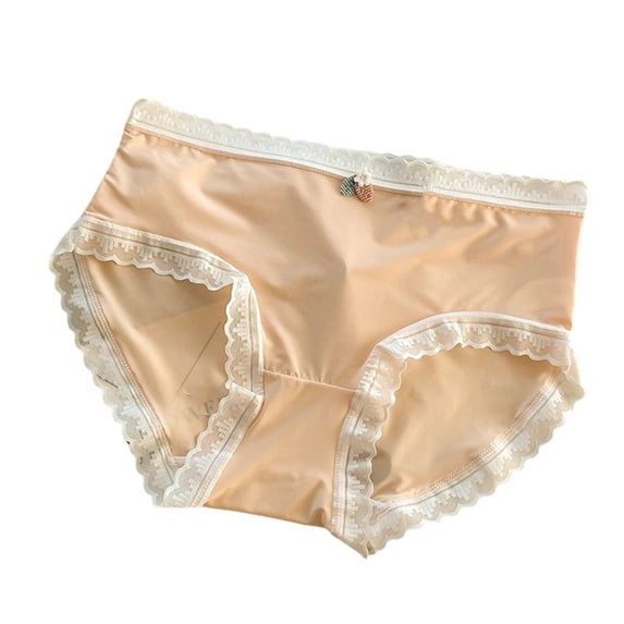 Chbgutlmr Underwear for Women Lace Patchwork Full Coverage Mid Rise Panties Comfy Stretch Cute Briefs