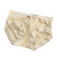 thumbnail image 1 of Chbgutlmr Underwear for Women Lace Patchwork Full Coverage Mid Rise Panties Comfy Stretch Cute Briefs, 1 of 2