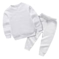 thumbnail image 1 of Chbgutlmr Unisex Baby Clothes Kids Sweatsuit Solid Color Long Sleeve Tops Joggers Pants Cotton Athletic Sets, 1 of 3