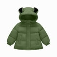 thumbnail image 1 of Chbgutlmr Unisex Baby Clothes Kids Winter Coats Tops Bear Hooded Cute Thick Thermal Jackets Warm Clothing, 1 of 8