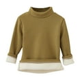 thumbnail image 1 of Chbgutlmr Winter Baby Clothes Fleece Lined Turtleneck Blouses Kids High Neck Thick Warm Comfy Sweaters, 1 of 3